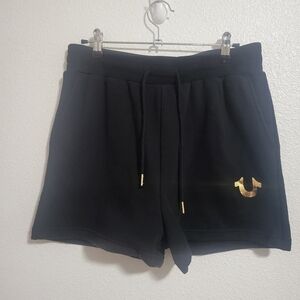 NWT True Religion high rise sweatshirt material shorts size medium